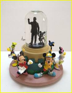 欠損有 気泡★スノーグローブ パートナーズ★ミッキー マウス/ウォルト ディズニー　ストア 破損★Partners Snow Globe Walt Disney Mickey