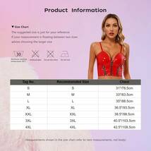 3色 女性用 PUレザーショート セクシー トップ 光沢 ディープ Vネックライン トップス フロントジッパー キャミソール G957_画像10