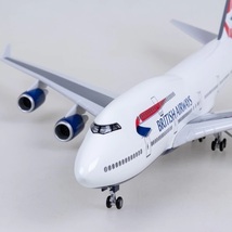 ▲ 完成品 デラックス 模型 B747 ブリティッシュ エアウェイズ 約47cm 1/150 ▲ 模型 展示 飛行機 1/150 ダイキャスト 樹脂G408_画像3