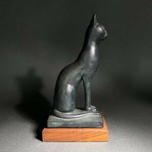 Austin SCULPTURE オースティン スカルプチャー エジプト猫 オブジェ 猫 置物 USA製 ヴィンテージ 1965年の画像7