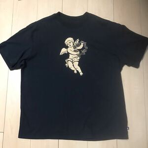 2XL NIKE SB cherubim ケルビム 天使 エンジェルTシャツ 前面プリント柄 半袖 黒 ユニセックス 激レア 希少品 未使用 