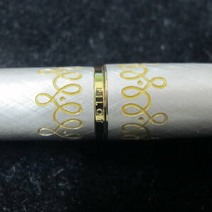 ▲▽PILOT パイロット 万年筆 ペン先 18K-750 ホワイトシルバー×ゴールド△▼の画像5