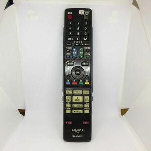 動作確認済み 純正 SHARPシャープ AQUOSアクオス BD用 ブルーレイ レコーダー TVテレビ GA769PA リモコン スイッチ/E4 416-17