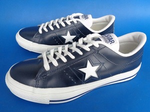 13637■美品 日本製 CONVERSE ONESTAR MADE IN JAPAN コンバース ワンスター 紺 白 ネイビー US 7 25.5