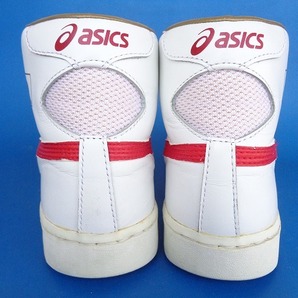 13676■美品 ASICS JAPAN L FABRE TBF707 アシックス ジャパン ファブレ 白 赤 25 日本製 バッシュ 希少 三井寿の画像5