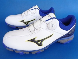 13698■美品 MIZUNO NEXLITE BOA ミズノ ネクスライト ボア スパイク ゴルフシューズ 28 51GM181022