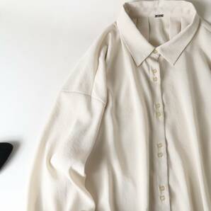 ミラオーウェン Mila Owen☆洗える ブル釦バックタックビンテージシャツ 0サイズ☆C-K 1049の画像2