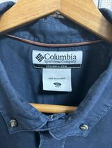 ［Columbia］コロンビア　半袖シャツ ダークネイビー系　XL Y2763_画像3