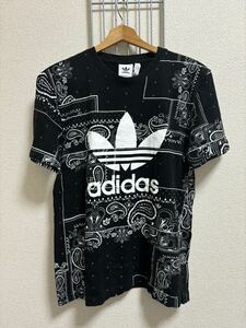 ［adidas］アディダス　半袖Tシャツ ブラック　O 0240405-7