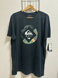 新品（タグ付き）［QUIKSILVER］クイックシルバー　半袖Tシャツ ブラック　L Y2825