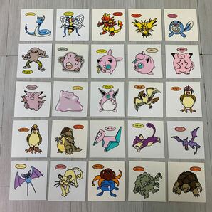 第一パン ポケモンパン 初期 デコキャラシール 初代ポケモン 200枚 ポケットモンスター 赤・緑・青・黄の画像7