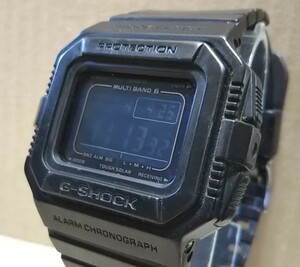 CASIO G-SHOCK GW-5510 電波 ソーラー デジタル 腕時計 メンズ オールブラック 反転液晶