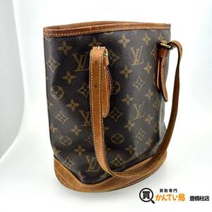 LOUIS VUITTON ルイヴィトン バケットPM M42238 モノグラム ショルダーバッグ トートバッグ 内装劣化要確認