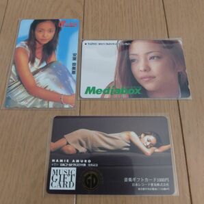 ⑬安室奈美恵　アムロ　テレカ　音楽ギフトカード（使用期限切れ）