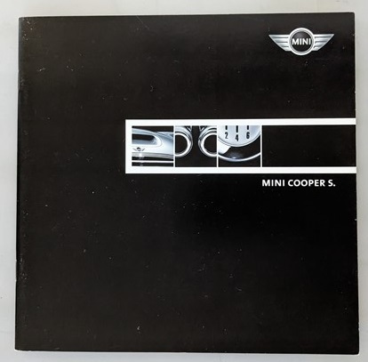 ミニ クーパーS (R53) 車体カタログ+価格表 2001 MNINI COOPER S. 古本・即決・送料無料 管理№ 6949 CB05