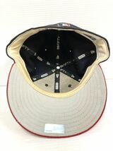 ◆NEW ERA ニューエラ◆キャップ MLB 59FIFTY アトランタ ブレーブス ATLANTA BRAVES 赤黒 7-5/8インチ 60.6CM 帽子_画像5