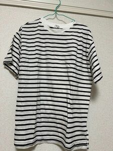 ハニーズ グラシア S レディース ボーダーTシャツ 白黒