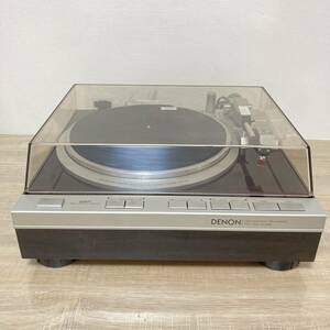 ★現状品★ DENON デノン ターンテーブル レコードプレーヤー DP-47F DL-80 MC カートリッジ付き！　オーディオ機器 通電OK