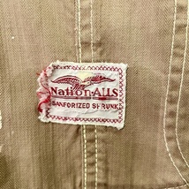 29293 ビンテージ 50s USA製 STRONGRELIABLE ストロングリライアブル オールインワン ツナギ NATIONALLS_画像9