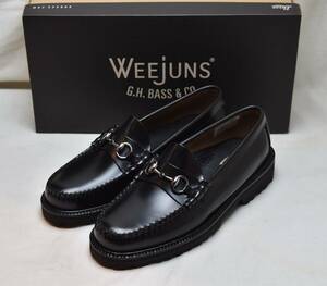 SALE!! G.H BASS автобус bit Loafer BA11530 LINCOLN Lincoln чёрная кожа US9.5 27-27.5cm соответствует не использовался товар 