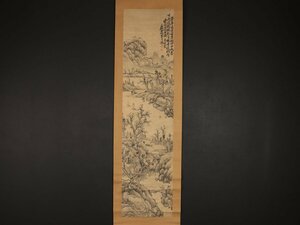 【模写】【伝来】sh9129〈高其佩〉山水図 中国画 清代前期 遼寧鉄嶺