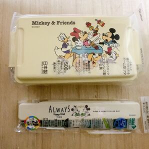 ミッキー ☆コンテナ弁当箱 ランチボックス＆箸・箸箱セット