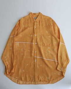 AD1991 コムデギャルソンオム 田中オム 92ss 90s HOMME PLUS オムプリュス 銀タグ レーヨン シャツ アーカイブ COMME des GARCONS