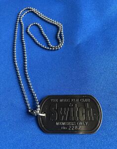 THE MODS ファンクラブ　Switch 会員証DOG TAG シリアルナンバー入り　美品　ドッグタグ　モッズ　森山達也　コルツ　マックショウ