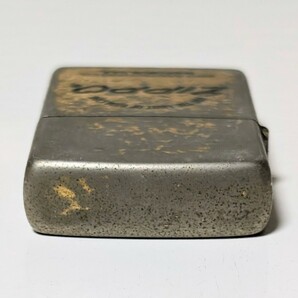 当時物 ZIPPO ジッポービンテージオイルライター FOR THE LIGHT OF YOUR LIFE ZIPPO ゴールドカラー 1985年製 イタリック体 斜字体 現状品の画像5