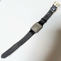 SEIKO ALBA ESTATE セイコーアルバ エステート V301-5090 3針 ブラック文字盤 メンズクオーツ腕時計 電池交換済 稼働品 CREPHA革ベルト _画像5