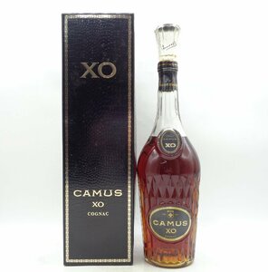 【1円】～ CAMUS カミュ XO ロングネック コニャック ブランデー 箱入 未開封 古酒 700ml 40% ※液漏れ有 B66539