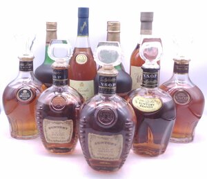 【同梱不可】1円スタート ブランデー 等 10本セット サントリー VSOP ニッカ 等 古酒 X267403