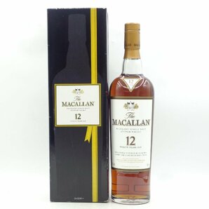 The MACALLAN 12年 ザ マッカラン シングルモルト ハイランド スコッチウイスキー 700ml 40% 箱入 古酒 未開封 X108488の画像1