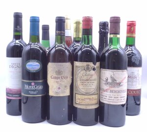 [ including in a package un- possible ]1 jpy start wine etc. 12 pcs set CHATEAU BEYCHEVELLE etc. old sake P031952