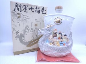 NIKKA WHISKY スーパー ニッカ 干支ボトル 七福竜 陶器 ウイスキー 600ml 古酒 未開栓 特級 箱 X86205