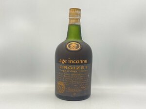 ST【同梱不可】 CROIZET AGE INCONNU クロアーゼ アージュ アンコニュ コニャック ブランデー 700ml 40% 未開栓 古酒 Z047188