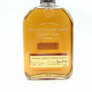 ハーフ WOODFORD RESERVE ウッドフォード リザーブ ディスティラーズ セレクト バーボン ウイスキー 未開封 古酒 375ml 43,2% Q012218の画像5