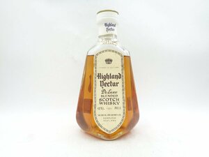 【1円】～ Highland Nectar DeLuxe ハイランド ネクター デラックス ブレンデッド ウイスキー 特級 760ml 43% ※フィルム切れ X259757