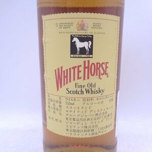 WHITE HORSE FINE OLD 1990 ホワイトホース ファイン オールド 午歳ラベル スコッチ ウイスキー 未開封 古酒 750ml B66016の画像4