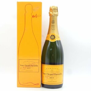 Veuve Clicquot PONSARDIN ヴーヴクリコ ポンサルダン イエローラベル ブリュット シャンパン 箱入 未開封 古酒 750ml 12％ G24492の画像1