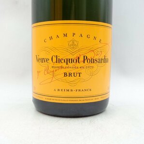 Veuve Clicquot PONSARDIN ヴーヴクリコ ポンサルダン イエローラベル ブリュット シャンパン 箱入 未開封 古酒 750ml 12％ G24492の画像6