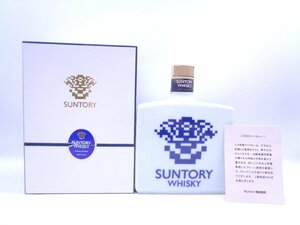 【同梱不可】SUNTORY WHISKY サントリー ウイスキー 佐治敬三 就任記念 平成二年 陶器ボトル 700ml 43% 古酒 未開栓 箱 X81719