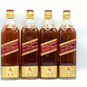 ST【同梱不可】 ジョニー ウォーカー 赤ラベル 12本セット 760ml 43% 未開栓 古酒 Z048416の画像4