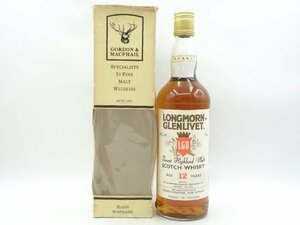 GORDON & MACPHAIL LONGMORN GLENLIVET 12年 ゴードン＆マクファイル ロングモーン グレンリヴェット 750ml 40% X265740