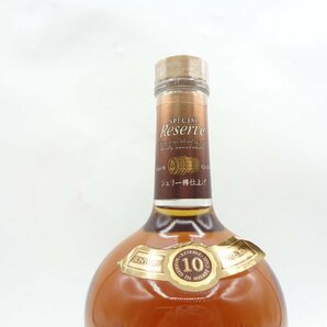 SUNTORY WHISKYE サントリー ウイスキー スペシャル リザーブ 10年 シェリー樽仕上げ 700ml 40% 未開封 古酒 Q012222の画像6