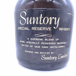 1円～ 特大 特級 SUNTORY WHISKY RESERVE サントリー ウイスキー スペシャル リザーブ 4000ml 国産 未開封 古酒 Q007924の画像2