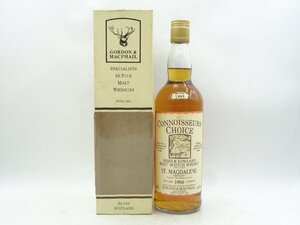 GORDON & MACPHAIL CONNOISSEURS CHOICE ST. MAGDALENE 1966 ゴードン＆マクファイル コニサーズチョイス セント マグデラン 箱入 Q013241