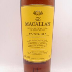 THE MACALLAN EDITION №3 ザ・マッカラン エディション ナンバー3 700ml 48% ウイスキー 古酒 未開栓 X189698の画像2