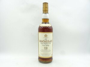 THE MACALLAN ザ マッカラン 12年 シングル ハイランド モルト スコッチ ウイスキー 旧ボトル 未開栓 古酒 750ml 43% B66257