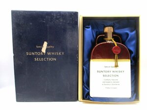 特級 SUNTORY WHISKY SELECTION サントリーウイスキーセレクション 陶器ボトル 未開封 古酒 660ml 43％ 箱(汚れ有) X266849